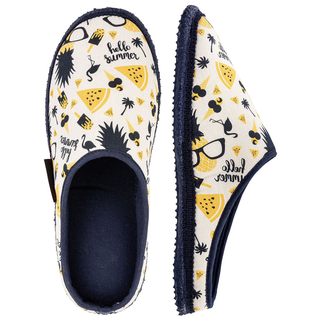 Giesswein - Hausschuhe Slippers Made Of Cotton Plech 2 Giesswein - Hausschuhe Slippers Made Of Cotton Plech